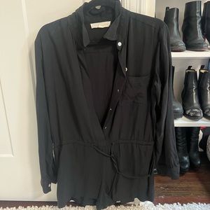 Black lovestitch romper